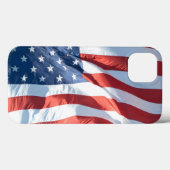 Coques Case-Mate iPhone Drapeau des États-Unis (Verso (horizontal))