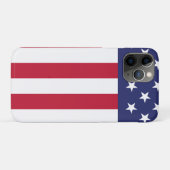 Coques Case-Mate iPhone Drapeau des États-Unis d'Amérique (Dos (Horizontal))