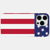 Coques Case-Mate iPhone Drapeau des États-Unis d'Amérique (Verso (horizontal))