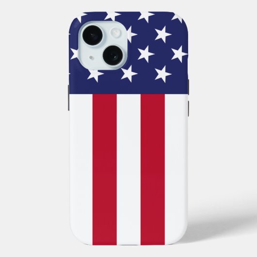 Coques Case-Mate iPhone Drapeau des États-Unis d'Amérique (Verso)