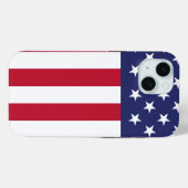 Coques Case-Mate iPhone Drapeau des États-Unis d'Amérique (Verso (horizontal))