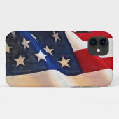 Coques Case-Mate iPhone Drapeau des Etats-Unis - vieille fierté (Dos (Horizontal))