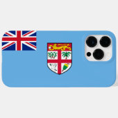 Coques Case-Mate iPhone Drapeau des Fidji (Verso (horizontal))