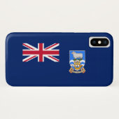 Coques Case-Mate iPhone Drapeau des îles Falkland (Territoire britannique) (Dos (Horizontal))