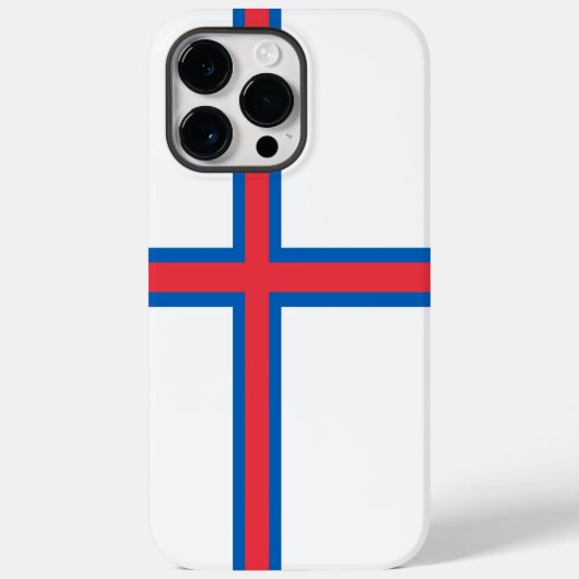 Coques Case-Mate iPhone Drapeau des îles Féroé (Verso)