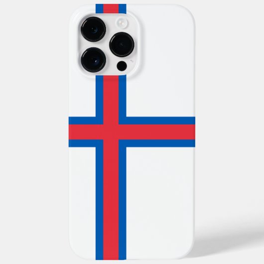 Coques Case-Mate iPhone Drapeau des îles Féroé (Verso)