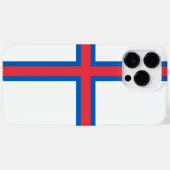 Coques Case-Mate iPhone Drapeau des îles Féroé (Verso (horizontal))