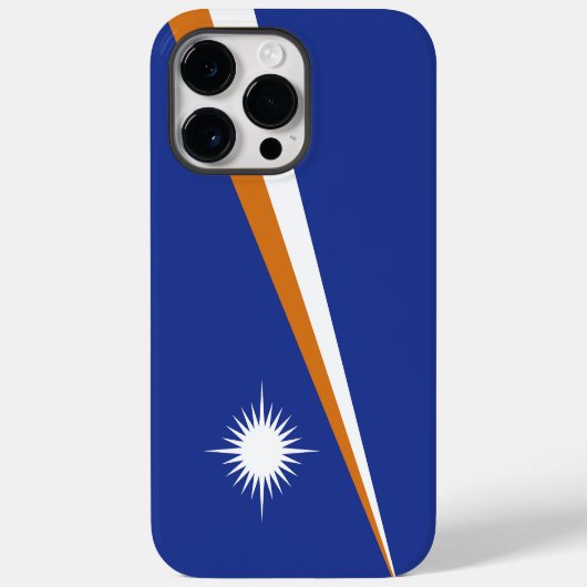 Coques Case-Mate iPhone Drapeau des Îles Marshall (Verso)