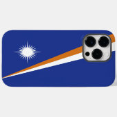Coques Case-Mate iPhone Drapeau des Îles Marshall (Verso (horizontal))