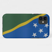 Coques Case-Mate iPhone Drapeau des Îles Salomon (Dos (Horizontal))