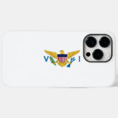 Coques Case-Mate iPhone Drapeau des Îles Vierges américaines (Verso (horizontal))