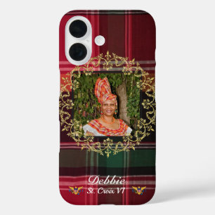 Coques iPhone 16 Drapeau des îles Vierges américaines USVI Madras P