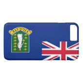Coques Case-Mate iPhone Drapeau des îles Vierges britanniques (Dos (Horizontal))