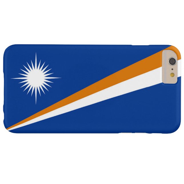 Coques Case-Mate iPhone Drapeau des Marshall Islands (Dos (Horizontal))