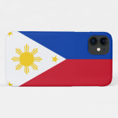 Coques Case-Mate iPhone drapeau des Philippines (Dos (Horizontal))