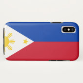 Coques Case-Mate iPhone Drapeau des Philippines (Dos (Horizontal))
