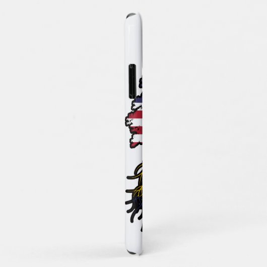 Coques Case-Mate iPhone Drapeau des racines d'arbre Colombie-Britannique (Dos/Droite)