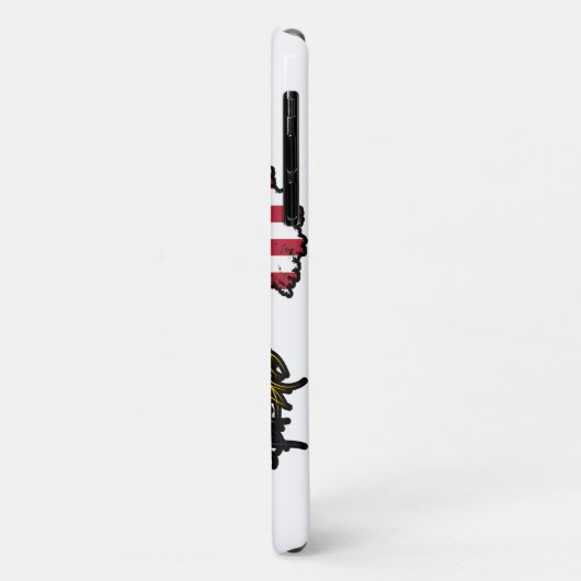 Coques Case-Mate iPhone Drapeau des racines d'arbre Colombie-Britannique (Dos/Gauche)