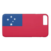 Coques Case-Mate iPhone Drapeau des Samoa (Dos (Horizontal))