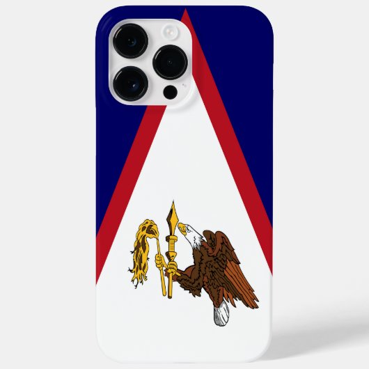 Coques Case-Mate iPhone Drapeau des Samoa américaines (Verso)