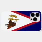 Coques Case-Mate iPhone Drapeau des Samoa américaines (Verso (horizontal))