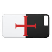 Coques Case-Mate iPhone Drapeau des Templiers (Dos (Horizontal))