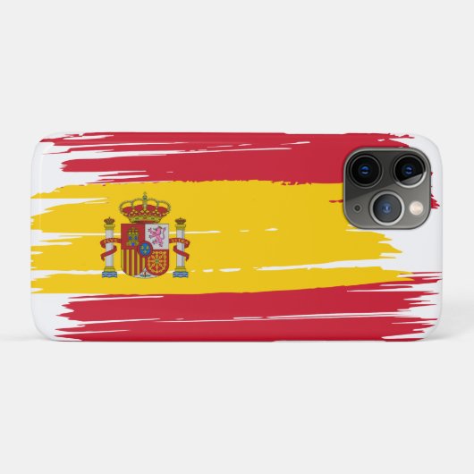 Coques Case-Mate iPhone Drapeau d'Espagne (Dos (Horizontal))