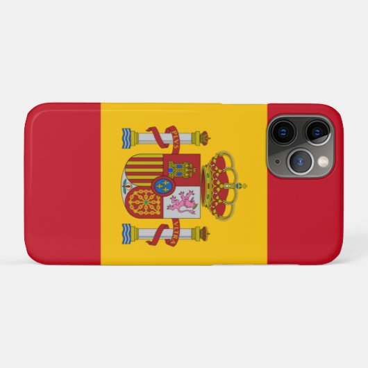 Coques Case-Mate iPhone drapeau d'espagne (Dos (Horizontal))