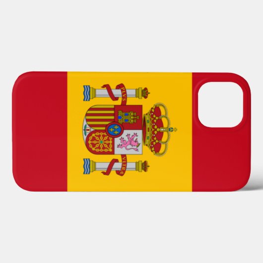 Coques Case-Mate iPhone drapeau d'espagne (Verso (horizontal))