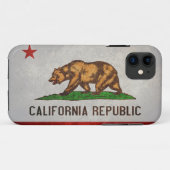 Coques Case-Mate iPhone Drapeau d'état de la Californie (Dos (Horizontal))