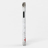 Coques Case-Mate iPhone Drapeau d'État de la Californie de Black Grunge (Dos/Droite)