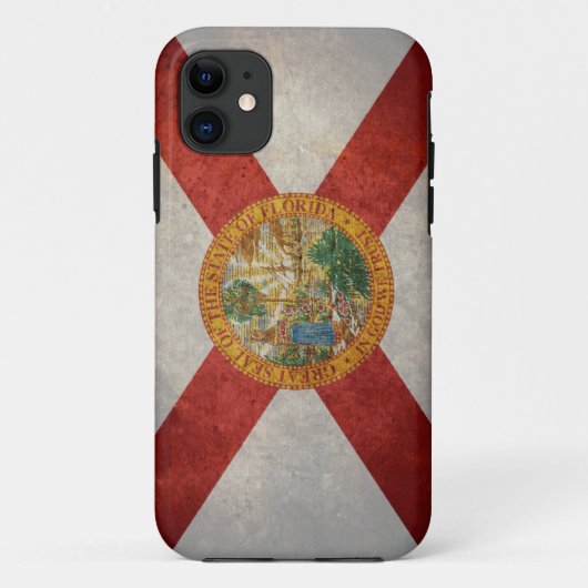 Coques Case-Mate iPhone Drapeau d'état de la Floride (Dos)