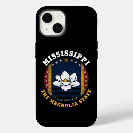 COQUES Case-Mate iPhone DRAPEAU D'ÉTAT DE MISSISSIPPI MAGNOLIA (Verso)