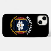 COQUES Case-Mate iPhone DRAPEAU D'ÉTAT DE MISSISSIPPI MAGNOLIA (Verso (horizontal))