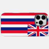 Coques Case-Mate iPhone Drapeau d'État d'Hawaii (Verso (horizontal))