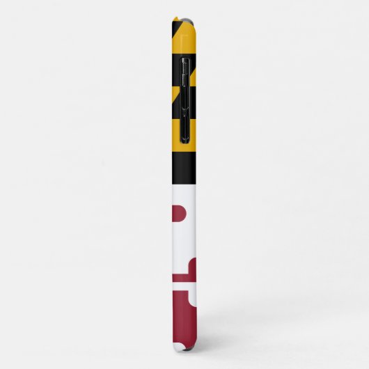 Coques Case-Mate iPhone Drapeau d'État du Maryland (Dos/Gauche)