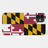 Coques Case-Mate iPhone Drapeau d'État du Maryland (Dos (Horizontal))