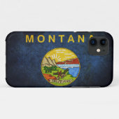 Coques Case-Mate iPhone Drapeau d'état du Montana (Dos (Horizontal))