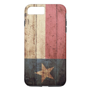 Etui iPhone Case-Mate Drapeau d'état du Texas sur le vieux grain en boi