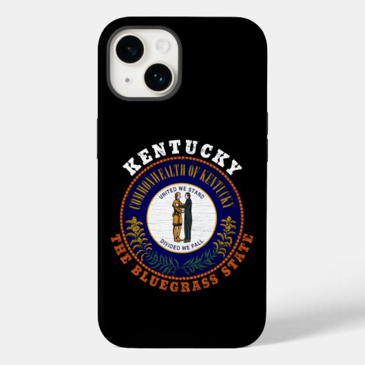 COQUES Case-Mate iPhone DRAPEAU D'ÉTAT KENTUCKY BLUEGRASS (Verso)