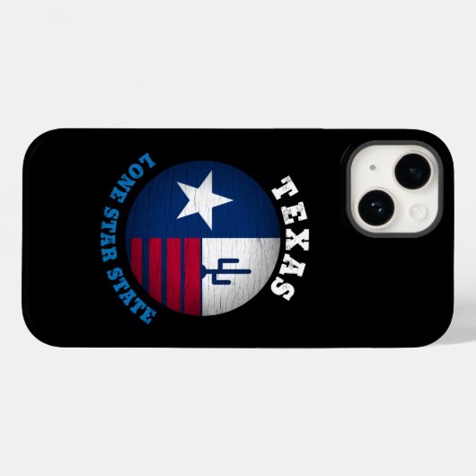 COQUES Case-Mate iPhone DRAPEAU D'ÉTAT TEXAS LONE STAR (Verso (horizontal))