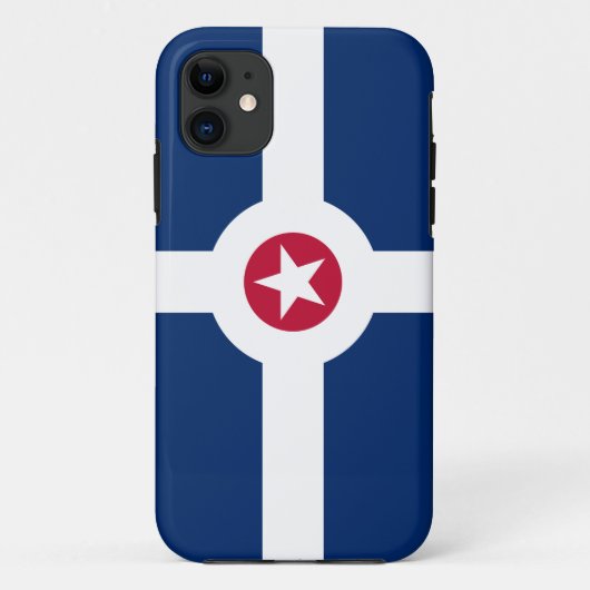 Coques Case-Mate iPhone Drapeau d'Indianapolis (Dos)