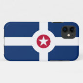 Coques Case-Mate iPhone Drapeau d'Indianapolis (Dos (Horizontal))