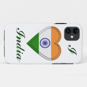 Coques Case-Mate iPhone Drapeau d'Indien de l'Inde (Dos (Horizontal))