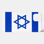 Coques Case-Mate iPhone Drapeau d'Israël (Verso (horizontal))