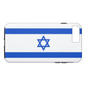 Coques Case-Mate iPhone Drapeau d'Israël (Dos (Horizontal))