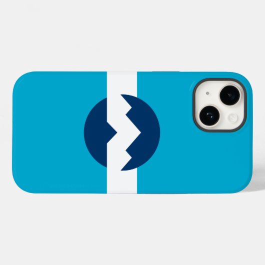 Coques Case-Mate iPhone Drapeau d'Ogden, Utah (Verso (horizontal))