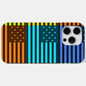 Coques Case-Mate iPhone Drapeau drôle USA (Verso (horizontal))