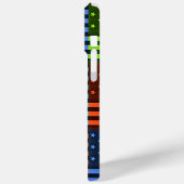 Coques Case-Mate iPhone Drapeau drôle USA (Verso / Gauche)