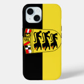 Coques Case-Mate iPhone Drapeau du Bade-Wurtemberg (Verso)